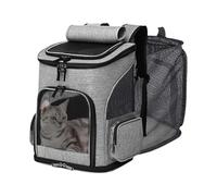 Sac de transport souple pour chat, extensible pliable doux pour animaux domestiques, sac à dos de transport aérien respirant pour visite vétérinaire, toilettage, randonnée, transport, utilisation