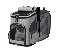 Sac de transport souple pour chats, extensible, pliable, souple pour animaux de compagnie, sac à dos de transport aérien respirant pour visite vétérinaire, toilettage, randonnée, promenade, transport