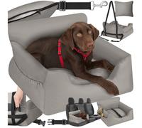tectake® Siège Auto pour Chien Panier pour Chien déhoussable & imperméable Protection Voiture Chien pour siège Avant & arrière avec Ceinture Lit pour Chien, Chiot, Chat Accessoire Voiture