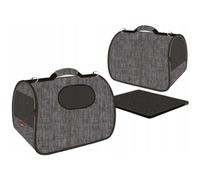 ZOLUX Sac de transport pour chiens et chats Nomad M gris avec ventilation optimale