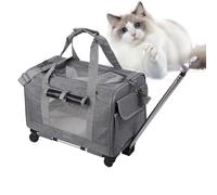 Sac De Transporteur De Chiens | Sac De Porte-chat Avec Rouleaux | Transporter, Sac De Voyage Pour Les Petits Chiens | Amovible, Doux, Léger, Approuvé | Chats De Maison, Voyages En Avion, Vie Quotidien