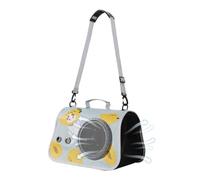 Sac de Transporteur pour Animaux de Compagnie | 15,75 Pouces pour Animaux de Compagnie transporteurs de Voyages | PU Cat Transport Carrier | Fourre-Tout imperméable Respirant avec bandoulière