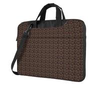 Sac de travail léger et polyvalent avec imprimé « I Love My Dog Teckels » - Élégant et fonctionnel - Pour homme et femme, Noir , 13 inch