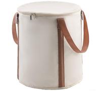 Sac de trempage portable avec cadre pliable et housse isolante pour une rétention efficace de l'eau chaude et une mobilité (sur le couvercle)