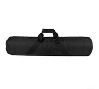 Sac de trépied rembourré de 80 à 120 cm pour support de lumière de micro, étui de transport Oxford avec fermeture éclair lisse pour support de parapluie, noir (80 cm)