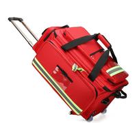 Sac De Trousse De Premiers Secours Portable, Sac De Sport Médical D'urgence De Grande Capacité Vide, Sac À Roulettes Médical Avec Compartiments Et Bandes Réfléchissantes, Pour Ambulanciers Paramédicau