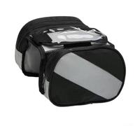 Sac de vélo multi-supports pour selle avant et traverse pour VTT conçu pour une intégration parfaite et une fiabilité (18 x 5 x 12 cm, noir)
