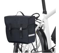 Sac de vélo simple pour porte bagages étanche 21 L Noir
