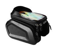 Sac de vélo | Pochette de Rangement Tactile pour téléphone | Sac de Cadre de vélo, Pochette Transparente étanche pour clés de téléphone