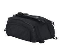 vidaXL Sac de vélo porte-bagages 12 L 38x21x16 cm Noir