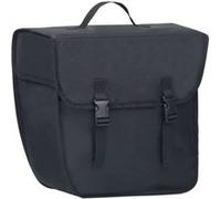 vidaXL Sac de vélo simple pour porte-bagages 21 L étanche Noir – 2 crochets et 1 bande élastique