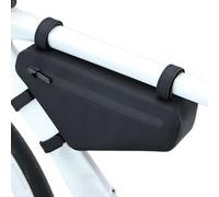 Sac de vélo triangulaire réfléchissant sous les outils du cadre, sac de cadre 1,2 l | Organiseur pour vélos de montagne, vélos de route, stockage étanche pour outils, téléphone, aventure en plein air
