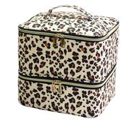 Sac de vernis à ongles, étui de rangement pour vernis à ongles,Étui de rangement pour fournitures de kit d'ongles double couche - Peut contenir 30 bouteilles, organisateur portable pour lampe à ongles