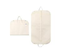 Sac de Vêtements Pliable Sac de Voyage imperméable en Tissu de bœuf, Sac à Main Anti-poussière for vêtements, Voyage d'affaires, Rangement de Manteaux, Placard for Enfants(Off-White 60x100)
