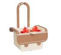 Sac de vidange à suspendre pour évier - Panier attrape-aliments - Panier de séparation des résidus de filtre pour évier de cuisine - Filtre amovible pour multi-usages - Anti-sabot pour camping-cars