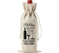 Sac de vin en lin pour bouteilles de vin, cadeau d'adieu, ami et collègues, cadeau de remerciement pour enseignant, K, Beauté de masse