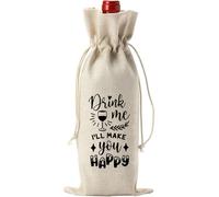 Sac de vin en lin pour bouteilles de vin, cadeau d'adieu, ami et collègues, cadeau de remerciement pour enseignant, b, Beauté de masse
