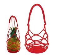 Sac de vin en silicone, Vin Carrier, Silicone Mountain Cup Mesh Basket Sacs à vin, Cerro Transport Bag, Coussin d'isolation thermique polyvalent pour, Rouge, Voir la description, Voir