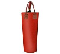 Sac de vin simple | Étui de transport de vin en feutre - Étui de transport réutilisable pour bouteille de vin, sac de champagne pour fête, voyage, pique-nique, dîner, mariage, Rouge, Refer to