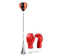 Sac de Vitesse Boxe avec Pied Équipement de Boxe Réflexe à Ventouse | Kit d'Entraînement de Boxe Pour home gym, bureau, jardin, exercice, fitness, adultes, ados, , anti-stress