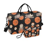 Sac de voyage 2 pièces avec housse matelassée pour chariot de gym, Cerceau paresseux, One Size, Classique