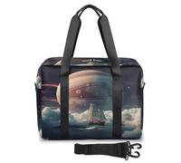 Sac de voyage 3D Galaxy Planet Ocean Ship pour femmes, hommes, filles, garçons, sac de week-end, sac fourre-tout de 32 L, grand sac fourre-tout pour voyage, sport, salle de sport, couleur, Big,