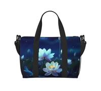 Sac de voyage à bandoulière Cool Steampunk Gears, résistant à l'eau, sac à main de grande capacité, Fleurs de lotus nocturnes, Taille unique