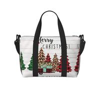 Sac de voyage à bandoulière Merry Christmas - Sac à bandoulière unique - Sac de sport et de fitness - Sac de voyage, Noir , Taille unique