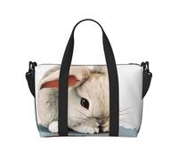 Sac de voyage à bandoulière motif chien - Sac à main résistant à l'eau, sac de gym de grande capacité, Lapin qui pleure, Taille unique