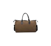 Sac de voyage à grande grille, 51 x 30 x 22 cm, sac de w nd avec compartiment séparé pour chaussures, sac à main multi-voies pour femme et homme (kaki)