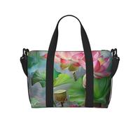 Sac de voyage à imprimé cerf sauvage, léger, résistant à l'eau, sac de gym et de voyage pour hommes, femmes et adolescents, Esprit des fleurs, Taille unique, Sac de voyage