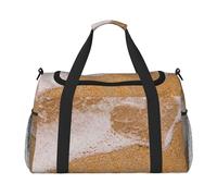 Sac de voyage à main avec imprimé cœur idéal pour les voyages longue distance et un usage quotidien, Noir , Taille unique