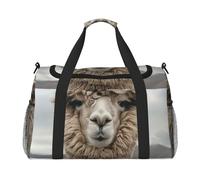 Sac de voyage à main avec imprimé « I Love Alpagas » - Grande capacité - Pour le week-end en avion