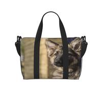 Sac de voyage à main de 18 l - Berger allemand - Sac de voyage - Sac fourre-tout pour homme et femme, Noir , Hand Travel Bag, Sac à vêtements de voyage