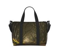 Sac de voyage à main de 18 L, motif haies sombres, Irlande du Nord, sac de voyage, sac fourre-tout pour homme et femme, Noir , Hand Travel Bag, Sac à vêtements de voyage