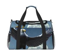 Sac de voyage à main Eagle Under The Stars. Design tendance, grande capacité de stockage, adapté pour les voyages d'affaires et les courts voyages.