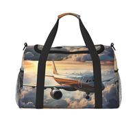 Sac de voyage à main en avion. Design tendance, grande capacité de stockage, adapté pour les voyages d'affaires et les voyages courts.