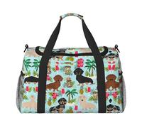 Sac de voyage à main motif ananas pour chien - Grand sac fourre-tout réutilisable, parfait pour les activités de plein air, le sport, le camping et les courses, noir, One Size