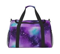 Sac de voyage à main pliable Magic Galaxy Sky Violet