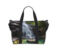 Sac de voyage à main Waterfall Views. Pour homme et femme. Matériau durable et design élégant, adapté pour les voyages d'affaires et de loisirs.