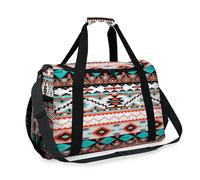 Sac de voyage à motif aztèque pour filles, garçons, femmes, hommes, ethniques, aztèques, w nd, sac à bandoulière, sac à main pour voyage, sport, gym