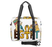 Sac de voyage à motif de l'Égypte antique pour femmes, hommes, filles, garçons, sac de week-end, sac fourre-tout de 32 L, grand sac fourre-tout pour voyage, sport, salle de sport, couleur, Big,
