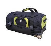 Sac De Voyage à roulettes Grande capacité Bagages roulants épaules Sac à Dos Chariot Multifonction Valise Roues Coffre pour Les Voyages, Le Travail Et Les Loisirs(Green,27 inch)