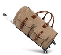 Sac De Voyage à Roulettes Sac de costume pliable, sac de voyage for vêtements avec roulettes, boîte de chariot d'affaires multifonctionnelle étanche de grande capacité, w nd de luxe Pour Les Voyag