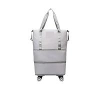 Sac De Voyage à Roulettes Sac de voyage en tissu Oxford imperméable, capacité extensible, sac de sport roulant avec roulettes, valise étanche for voyage pliable Pour Les Voyages, Le Travail Et Les Loi