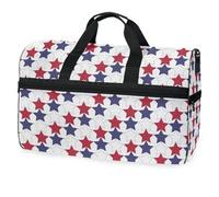 Sac de voyage American Stars pour hommes, femmes, garçons, filles, adolescents, sac de sport surdimensionné avec compartiment à chaussures, sac de nuit, sac de yoga, sac à main d'entraînement, #09,