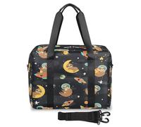 Sac de voyage amusant paresseux astronaute pour femmes, hommes, filles, garçons, sac de week-end, sac fourre-tout de 32 L, grand sac fourre-tout pour voyage, sport, salle de sport, couleur, Big,