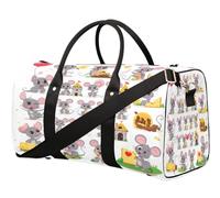 Sac de voyage amusant pour femmes, hommes, filles, garçons, week-end, 22,7 L, sac fourre-tout pour le sport, la gym, le yoga, couleur, 22.7L, Organiseur de sac