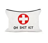 Sac de voyage amusant pour voyage, vacances, travail, kit de premiers secours portable pour pilule, médicament, médicament, avec sangle anti-perte, Sac de médicaments 3-3
