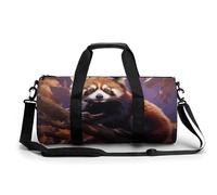Sac de voyage assis sur une branche - Sac de week-end pour femme - Grande capacité - Pliable - Léger - Pour le sport - Cadeau - Blanc - 45 cm/22,9 cm/22,9 cm - Blanc, blanc, 17.7in/9in/9in